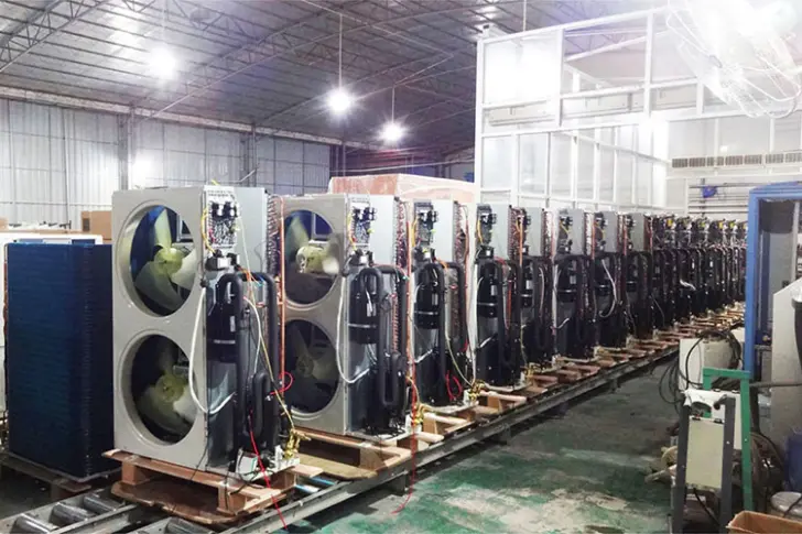 Blueway heat pump manufacturing factory